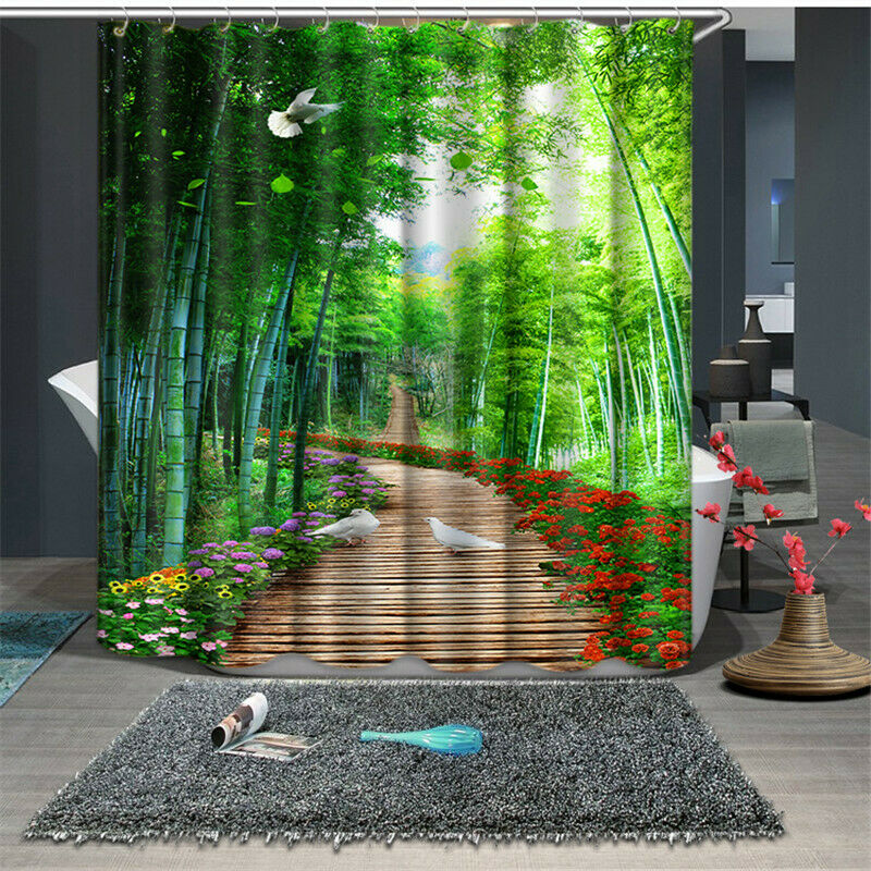 Lesní scenerie sprchový závěs 180 x 180 cm 