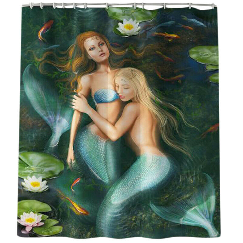 Mořské panny sprchový závěs 180 x 180 cm