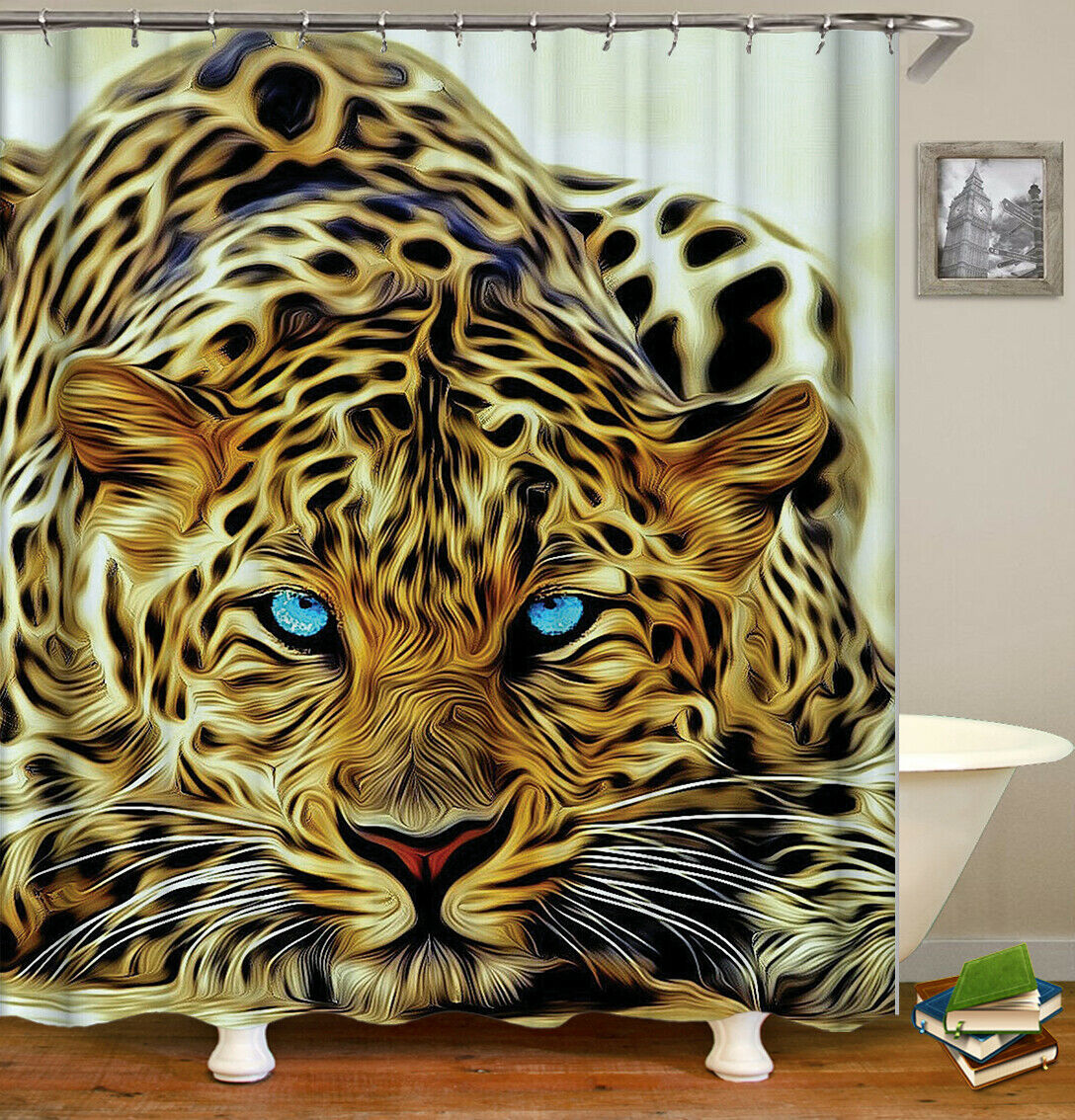 Leopard sprchový závěs 180 x 180 cm