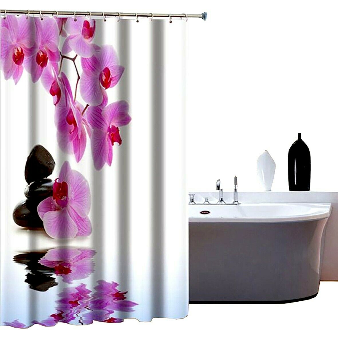Orchidej sprchový závěs 180 x 180 cm