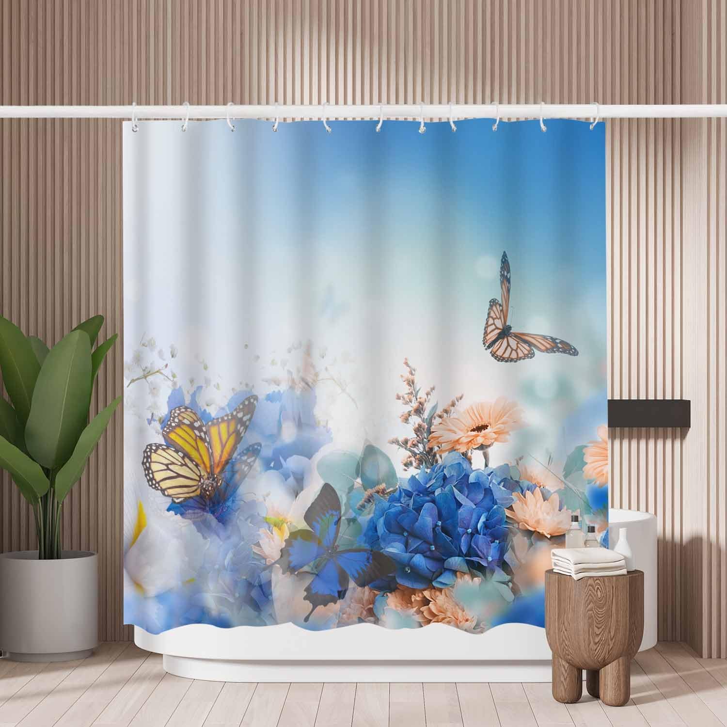 Motýli sprchový závěs 180 x 180 cm