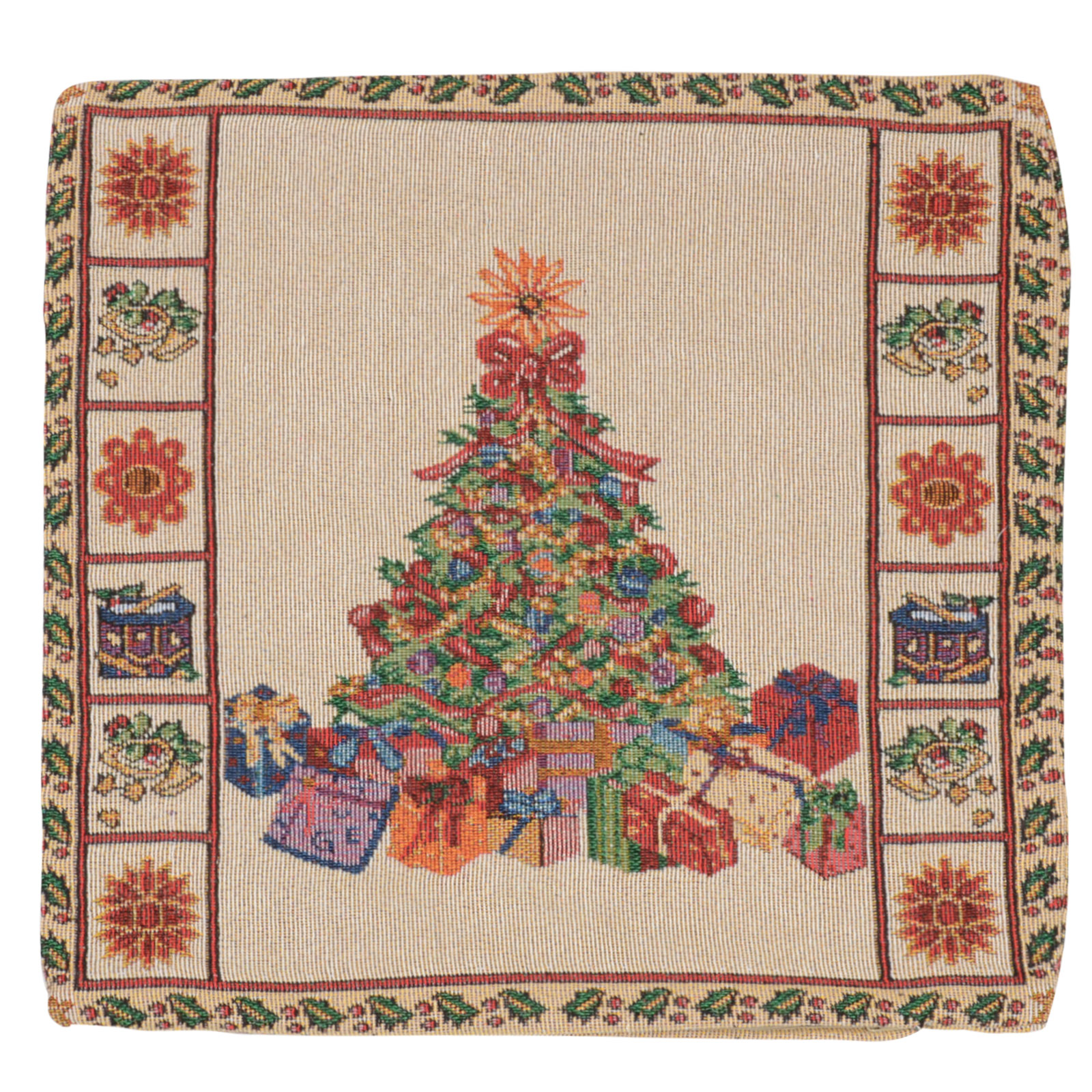 Povlak na dekorační polštář Vánoční stromek